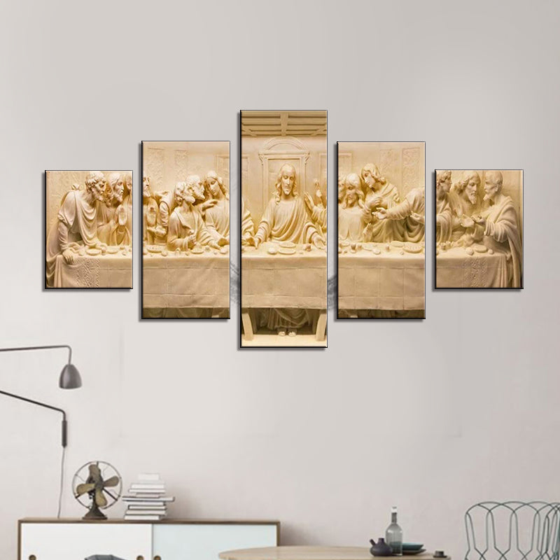 Jesus Wall Art 5 Piece Last Supper Painting